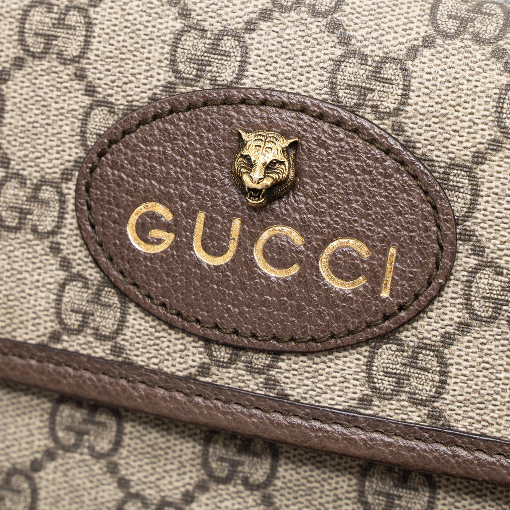 GUCCI NEO VINTAGE BELT BAG GG SUPREME CANVAS BRUSHED GHW