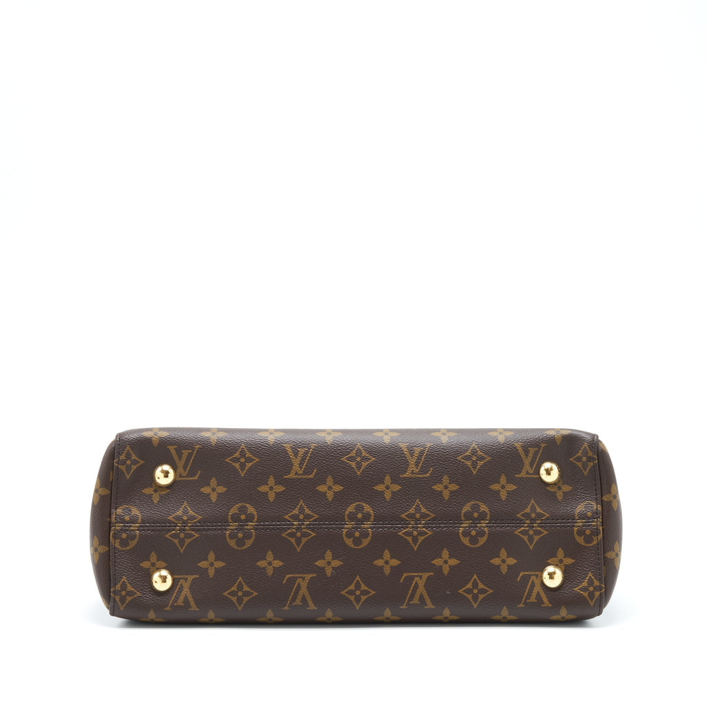 LOUIS VUITTON VENUS BAG LEATHER/MONOGRAM CANVAS RED YEAR 2016