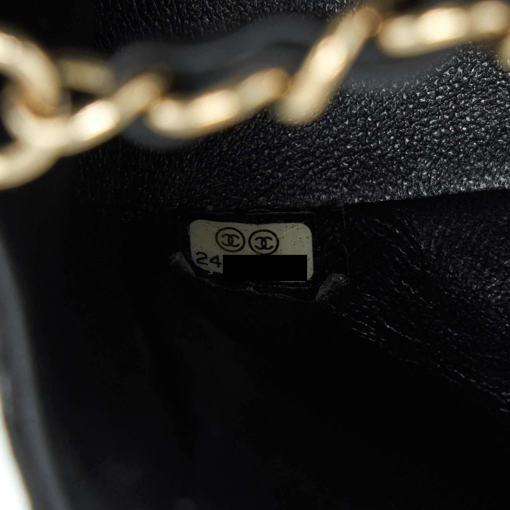 CHANEL MINI RECTANGULAR FLAP BAG LAMBSKIN BLACK GHW