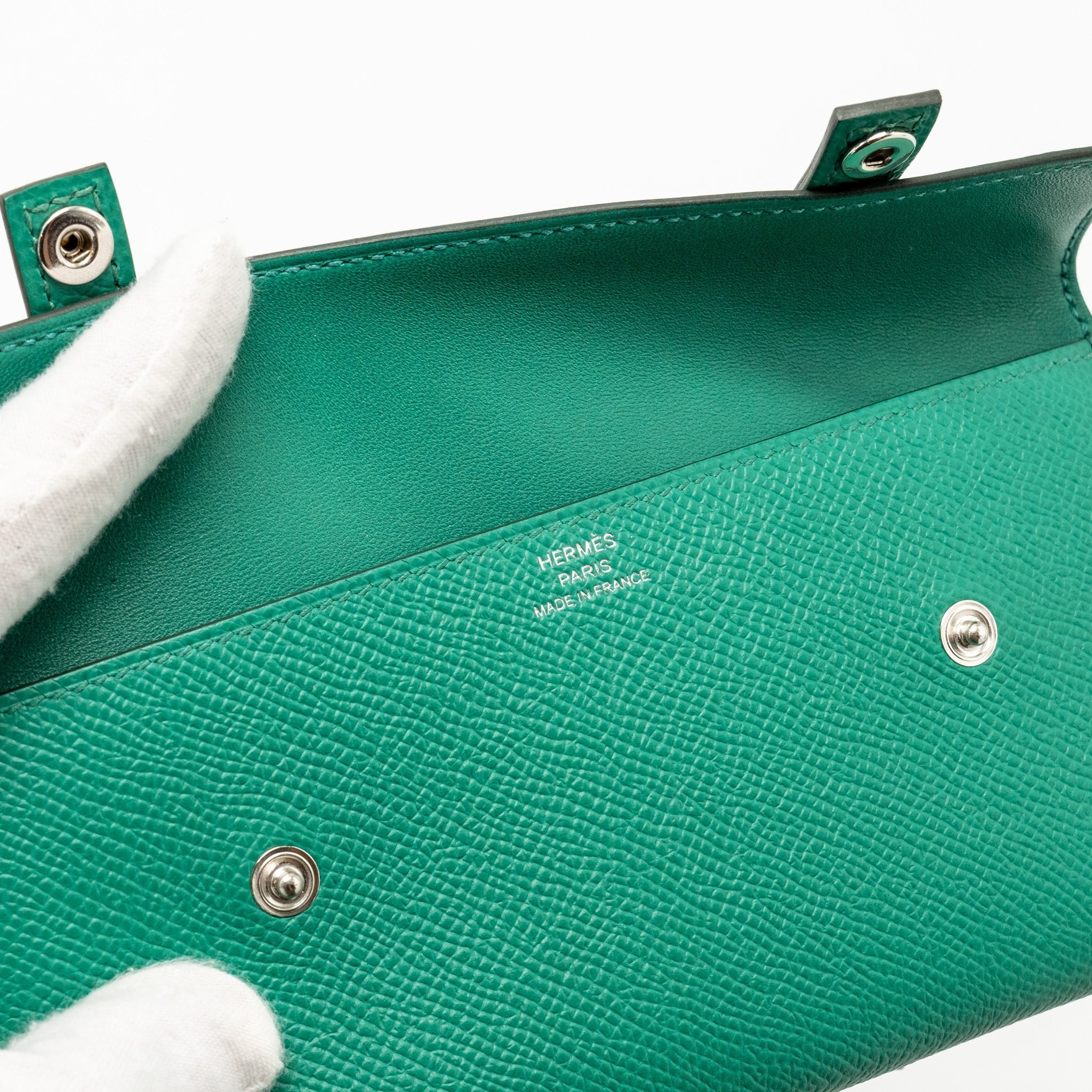 HERMES KELLY DOLE PICTO EPSOM VERT FIZZ / NATA / ROSE TEXAS SHW