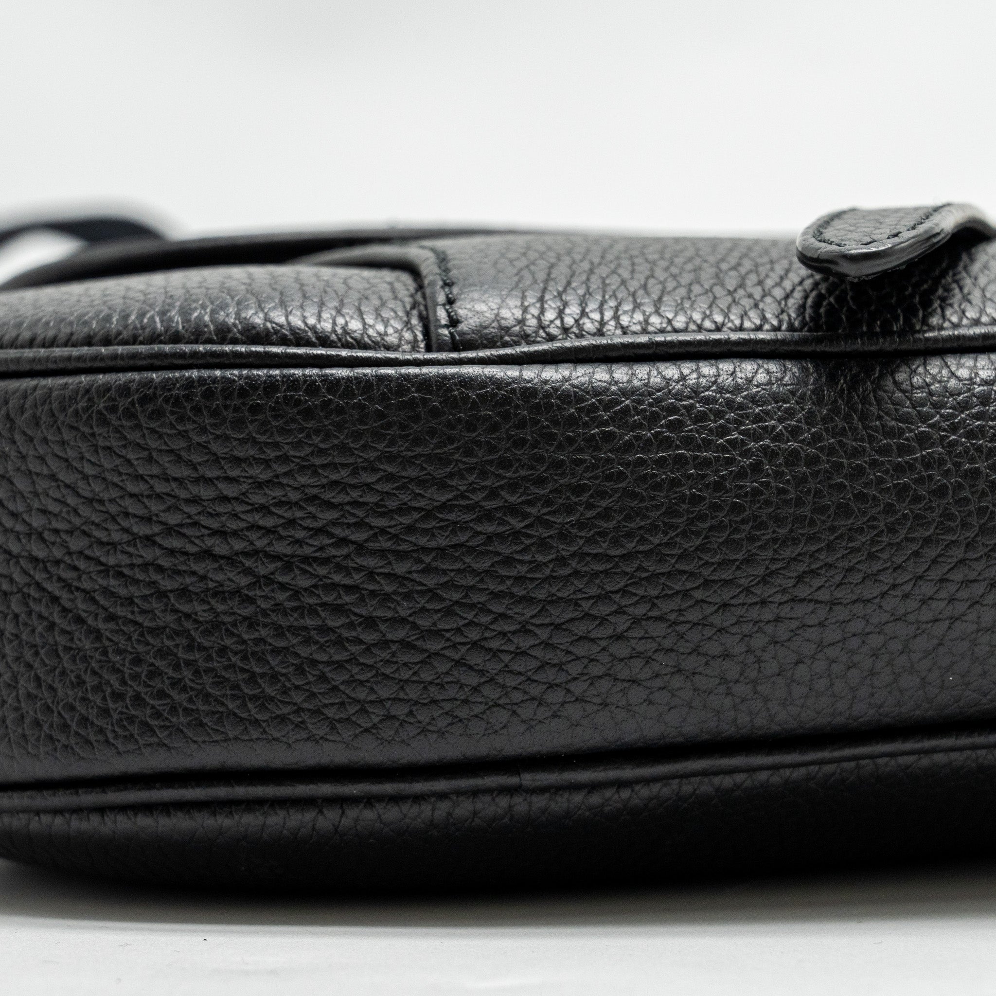 DIOR HOMME CHARMS SADDLE BAG CALFSKIN BLACK SHW