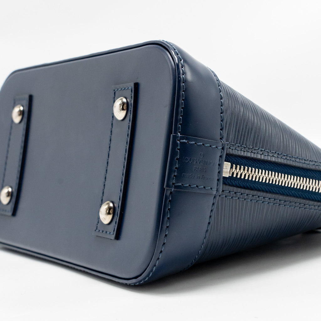 LOUIS VUITTON ALMA BB EPI INDIGO SHW