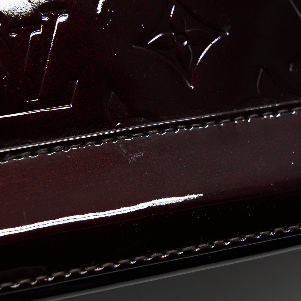 LOUIS VUITTON ALMA GM PATENT LEATHER AMARANTE VERNIS