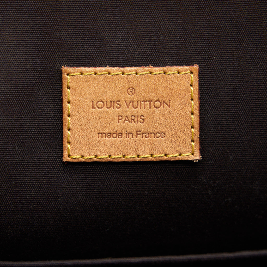 LOUIS VUITTON ALMA GM PATENT LEATHER AMARANTE VERNIS