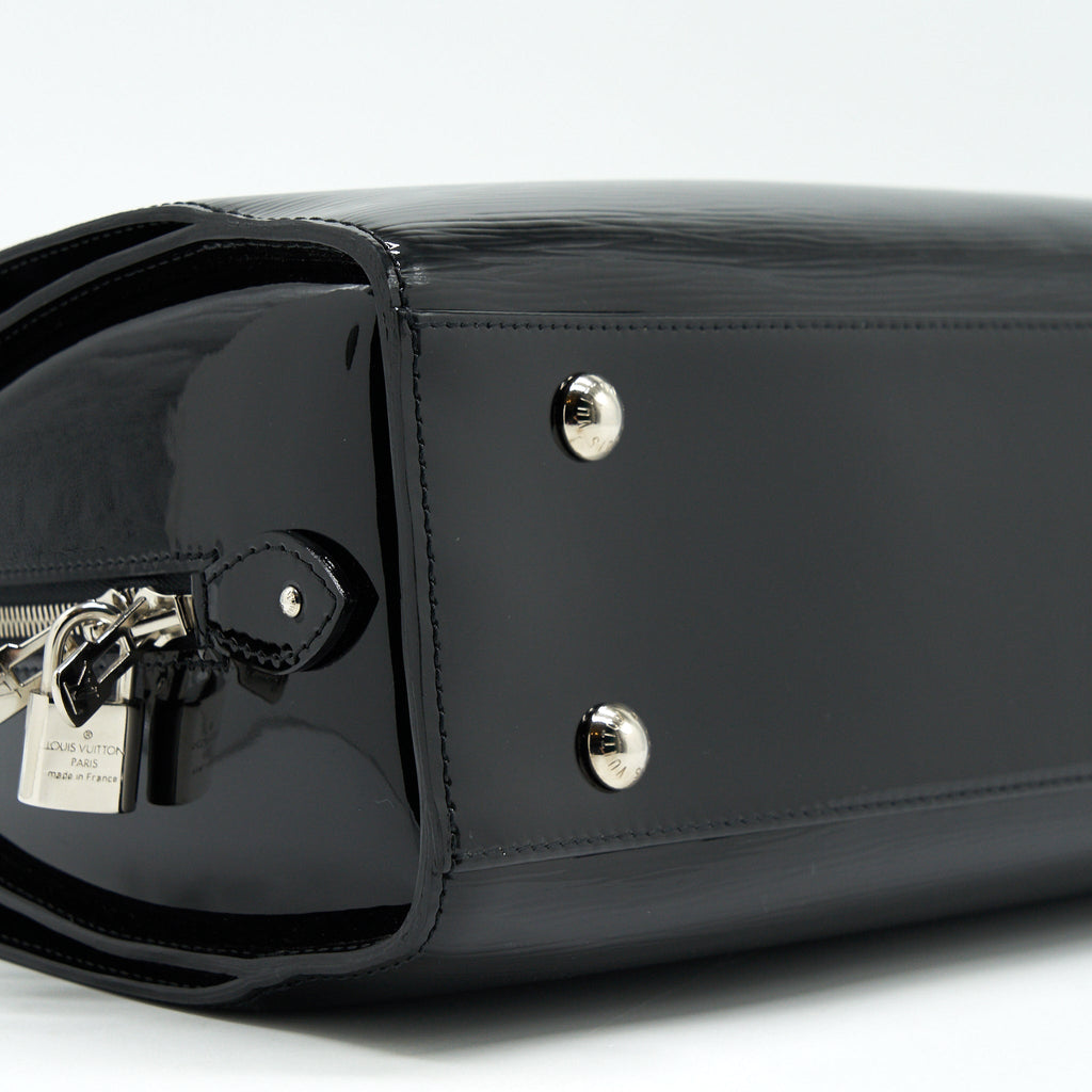 LOUIS VUITTON EPI TOTE BAG PATENT LEATHER BLACK SHW