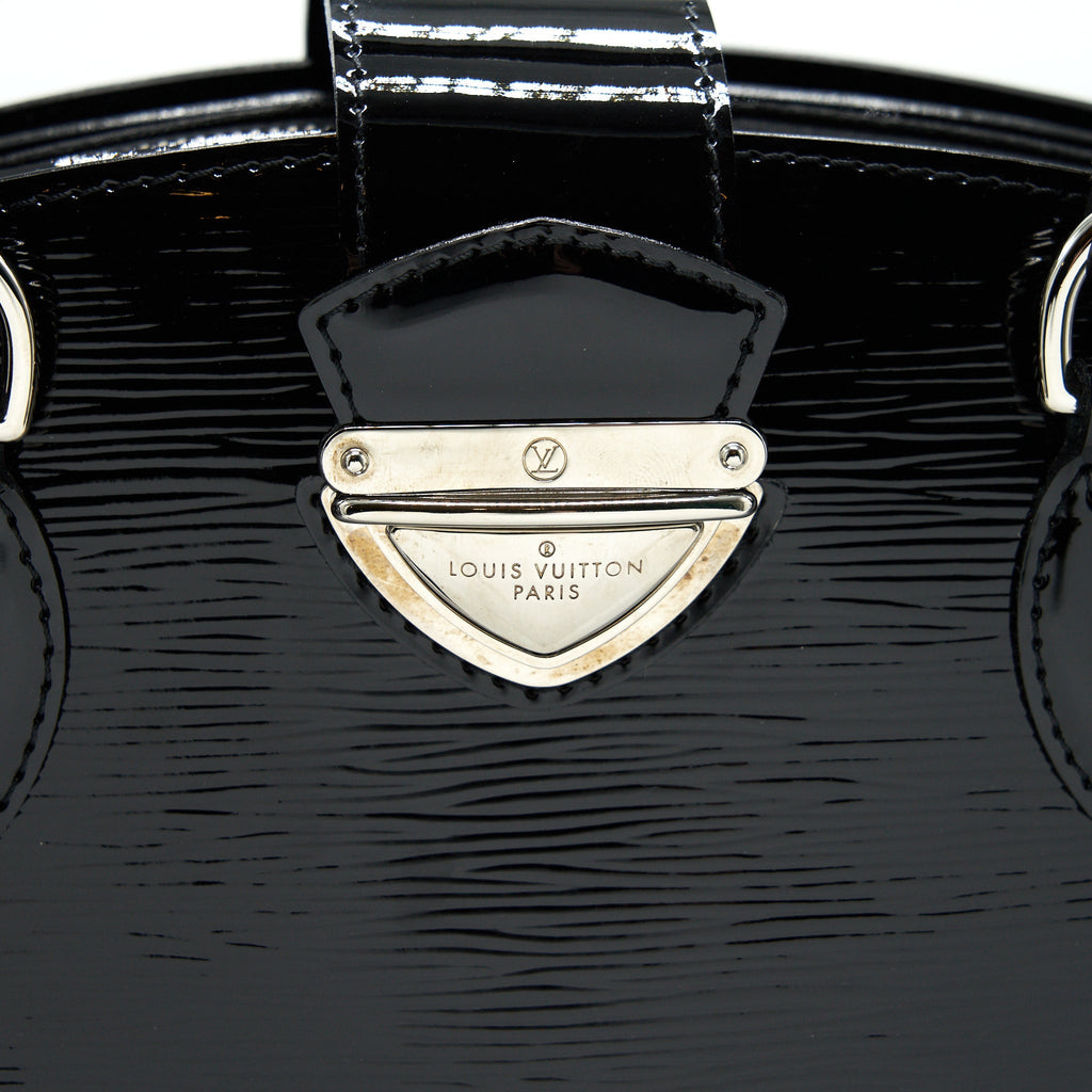 LOUIS VUITTON EPI TOTE BAG PATENT LEATHER BLACK SHW