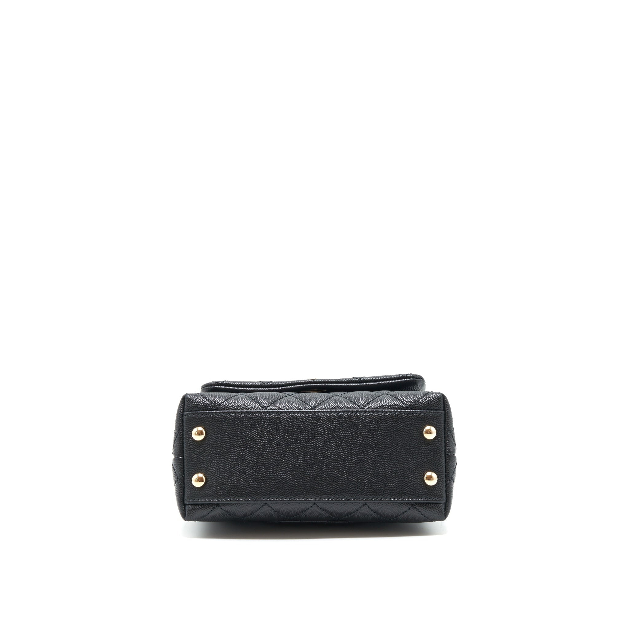 CHANEL COCO HANDLE EXTRA MINI CAVIAR BLACK LGHW