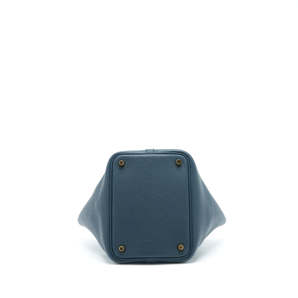 HERMES PICOTIN 18 LOCK BAG 6O VERT CYPRES GHW
