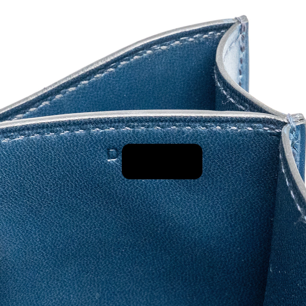 HERMES MINI CONSTANCE BOX LEATHER BLUE DE PERUSES SHW