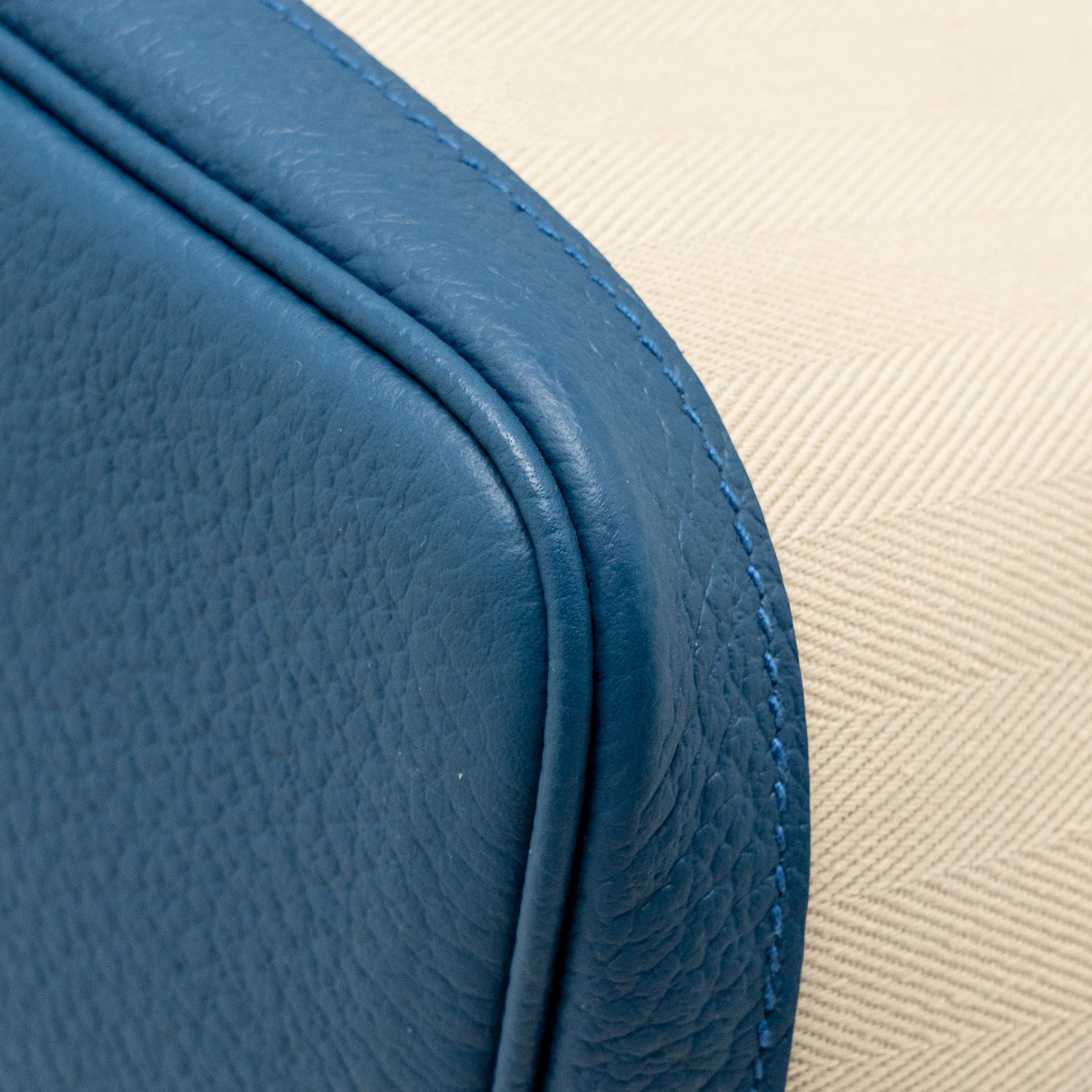 HERMES GARDEN PARTY 36 NEGONDA/CANVAS CRAIE/BLEU OUTREMER SHW