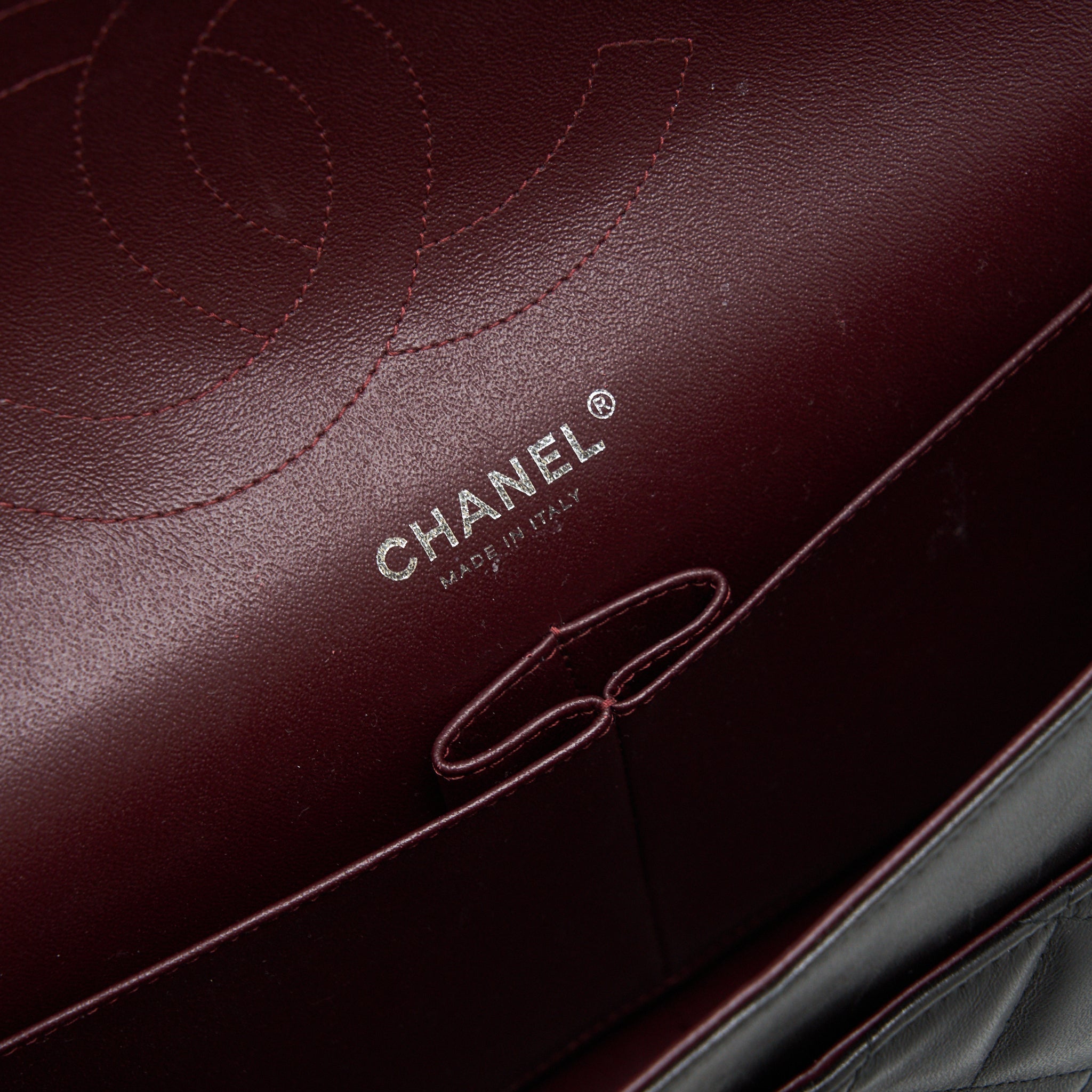 CHANEL CLASSIC JUMBO DOUBLE FLAP BAG LAMBSKIN BLACK SHW