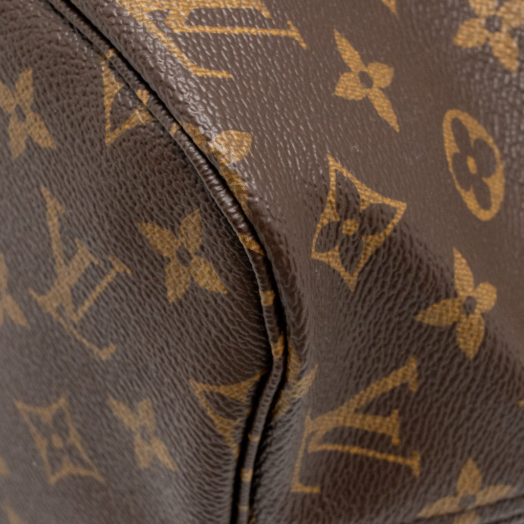 LOUIS VUITTON NEVERFULL MM MONOGRAM CANVAS GHW