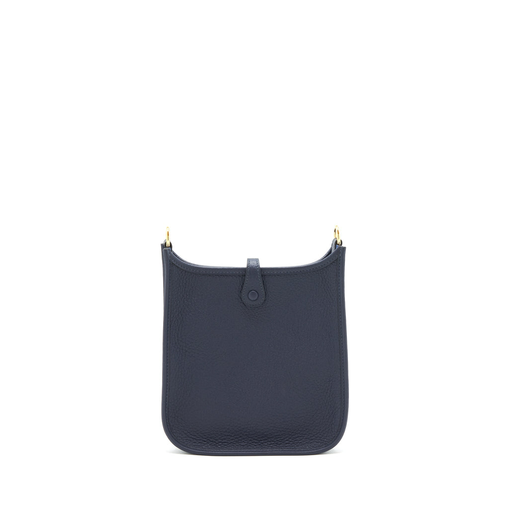 HERMES MINI EVELYNE BLUE NUIT/ BLUE INDIGO GHW