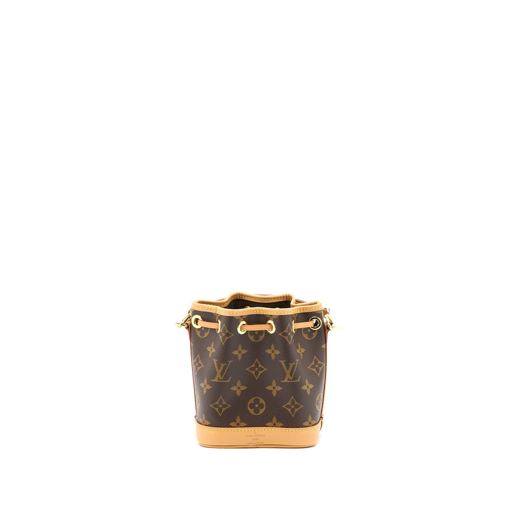 LOUIS VUITTON NANO NOE MONOGRAM CANVAS GHW (NEW VERSION)