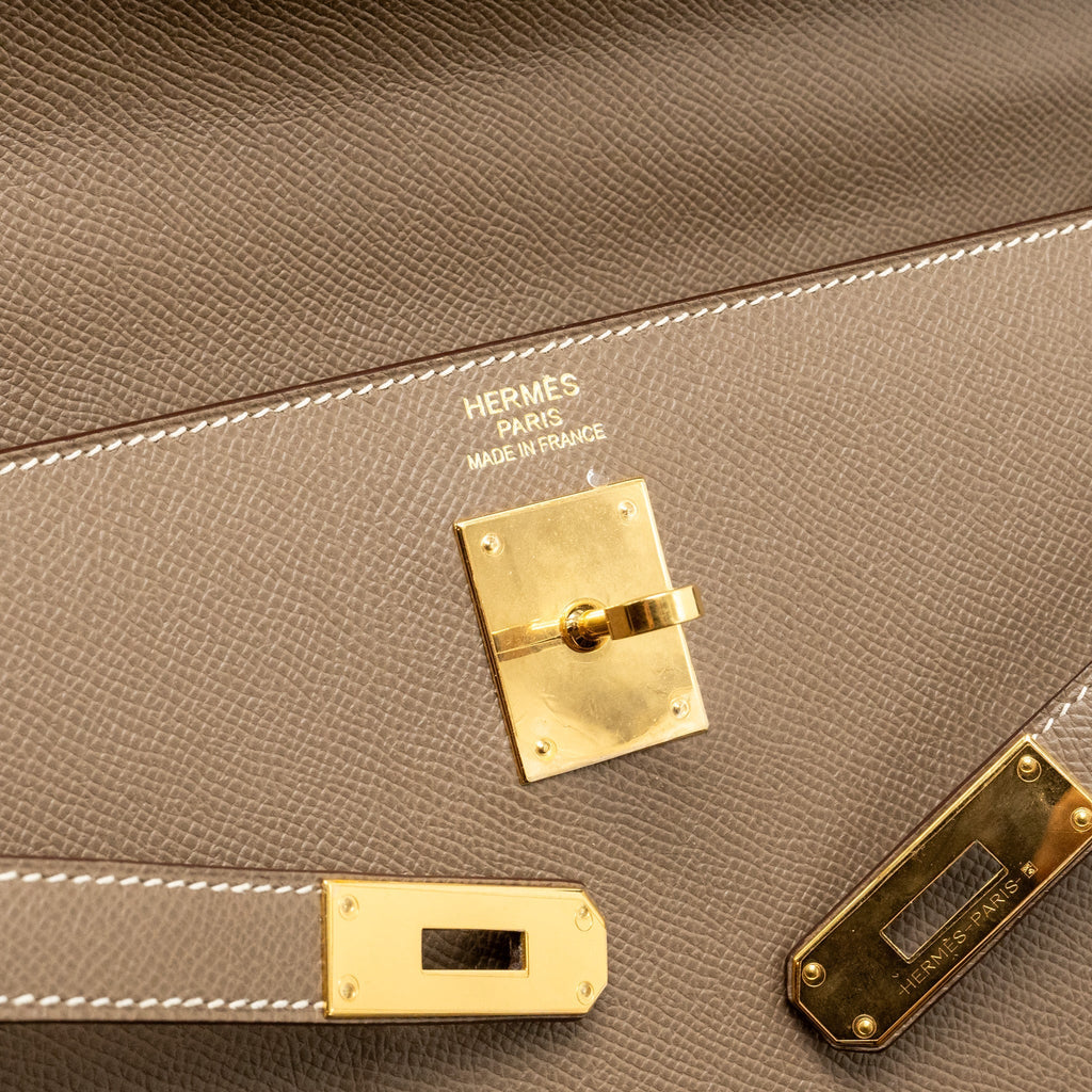 HERMES KELLY 35 EPSOM ETOUPE GHW
