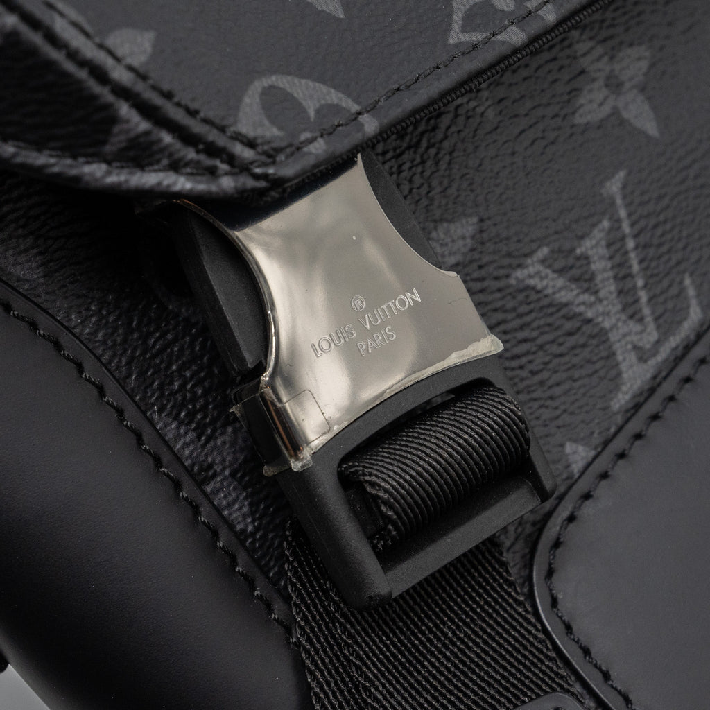 LOUIS VUITTON MESSENGER PM VOYOGER MONOGRAM ECLIPSE CANVAS BLACK SHW