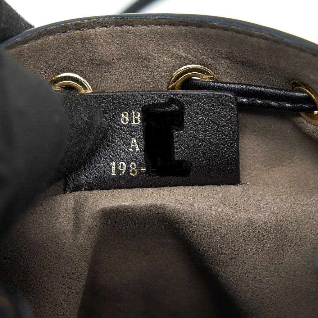 FENDI MON TRESOR MINI BUCKET BAG BROWN