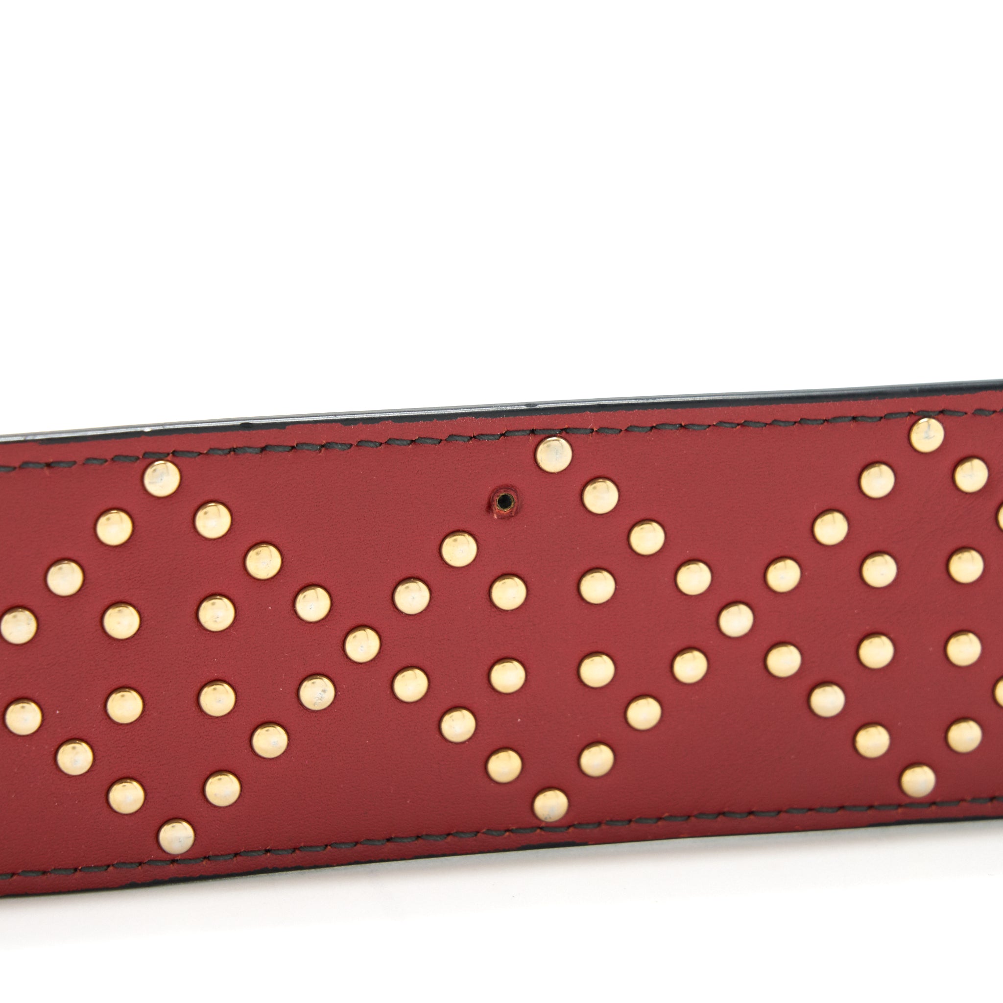 DIOR STUDDED LADY DIOR RED GHW