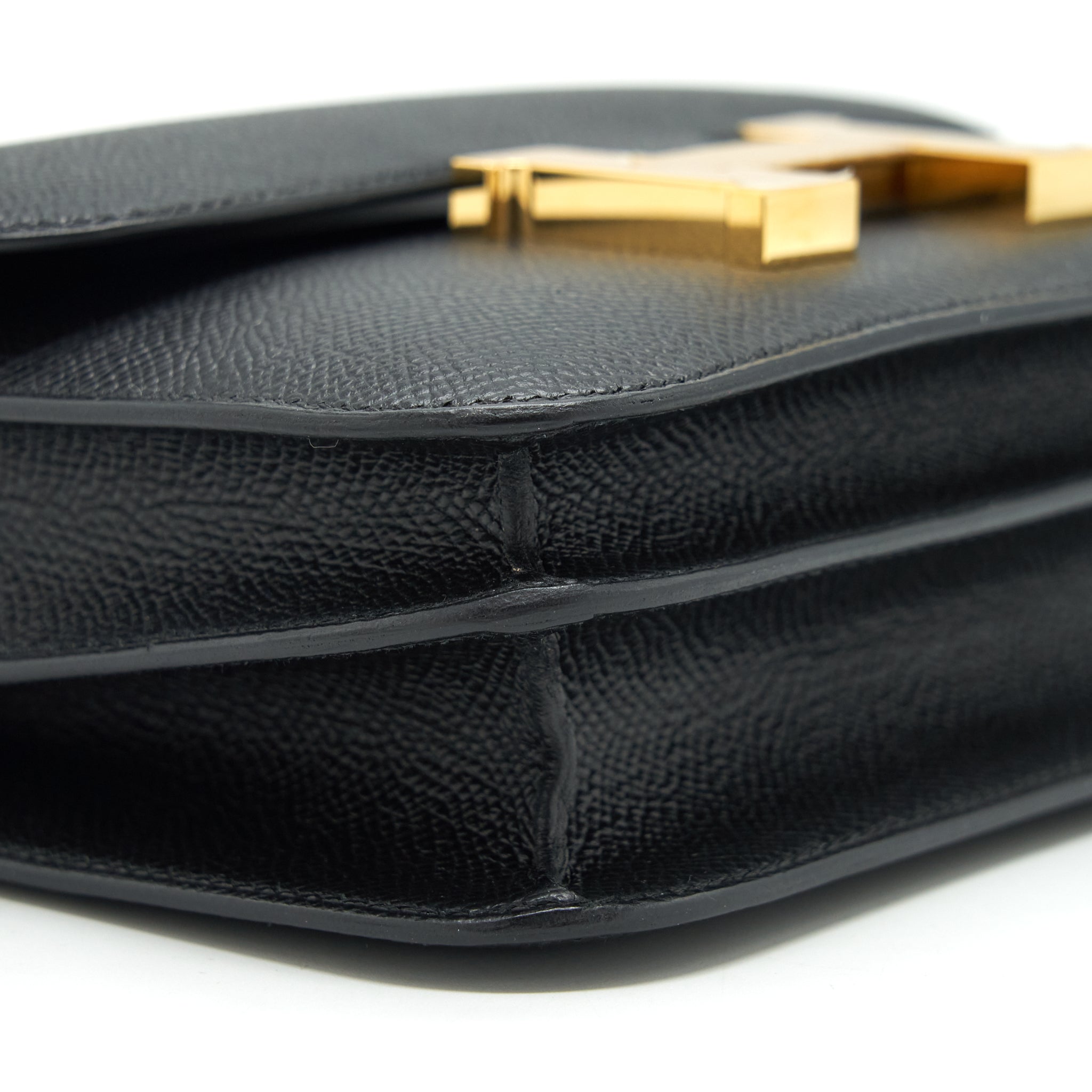 HERMES MINI CONSTANCE EPSOM BLACK GHW