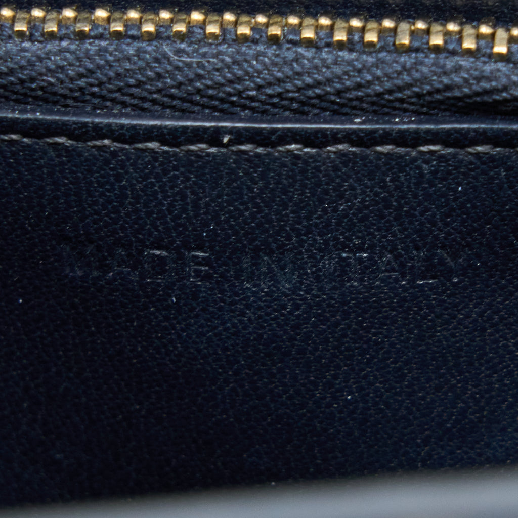 DIOR SADDLE BELT POUCH BLUE OBLIQUE JACQUARD GHW