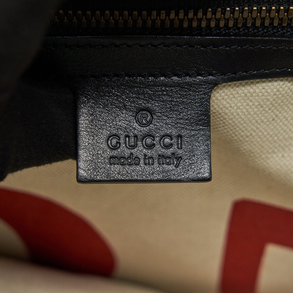 GUCCI SUPREME CANVAS WITH BEE TOTE BAG