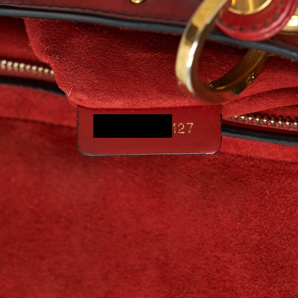 DIOR STUDDED LADY DIOR RED GHW