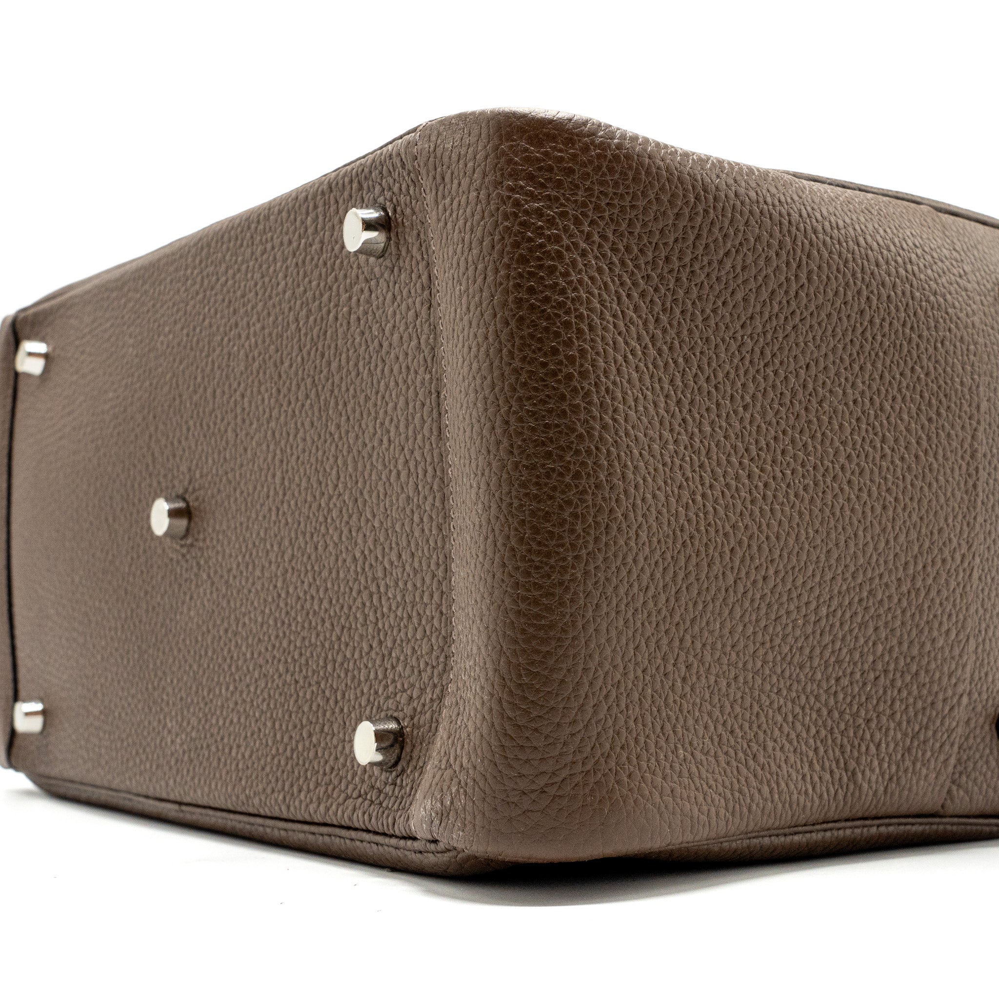 HERMES LINDY 34 CLEMENCE CHOCOLATE SHW