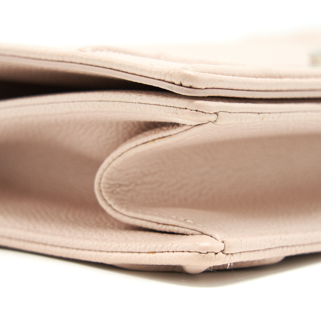 DIOR MEDIUM DIORAMA BAG GRAINED CALFSKIN LIGHT PINK SHW