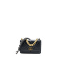 CHANEL 19 WALLET ON CHAIN LAMBSKIN BLACK MULTICOLOUR HARDWARE (MICROCHIP)