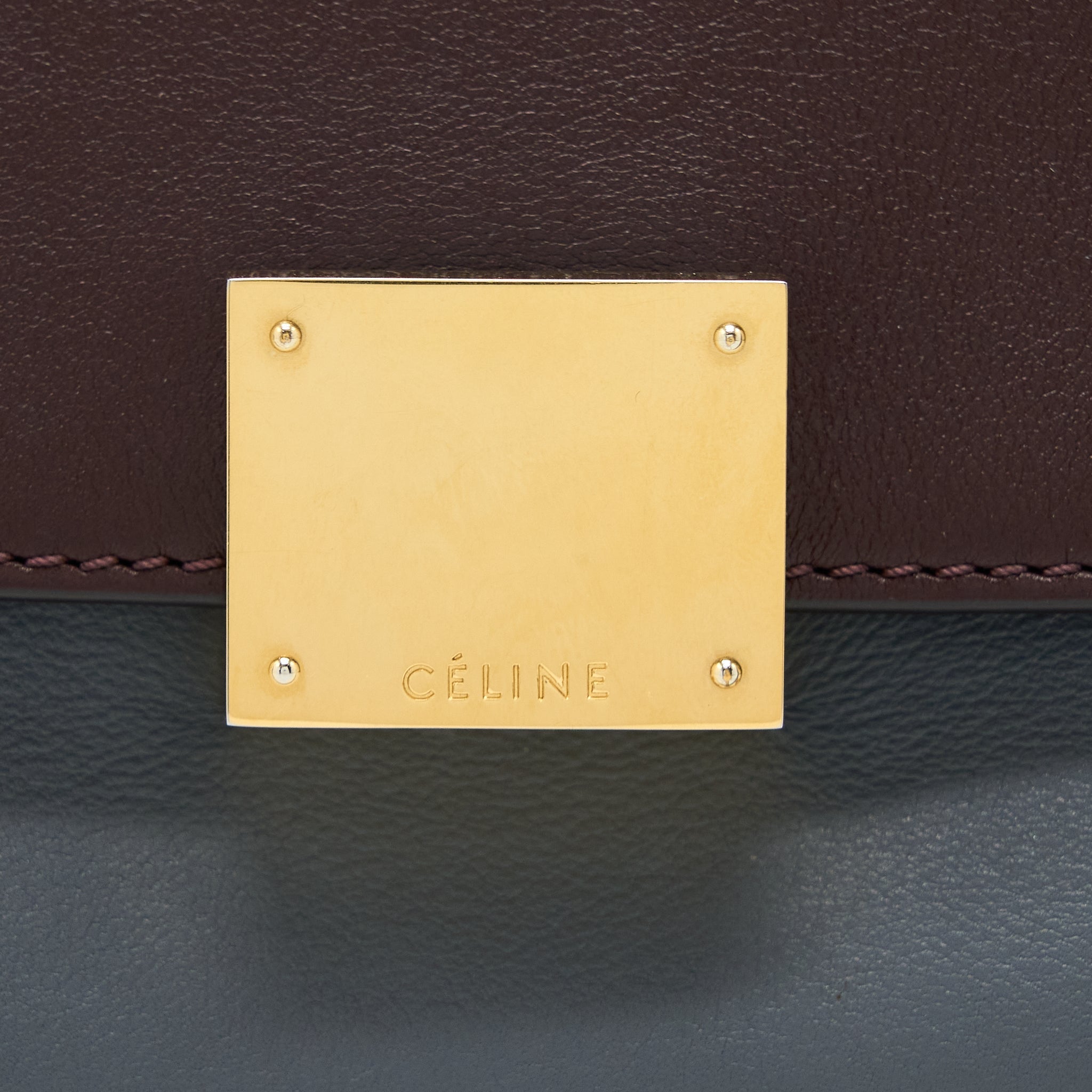 CELINE TRAPEZE BAG MULTICOLOURED GHW