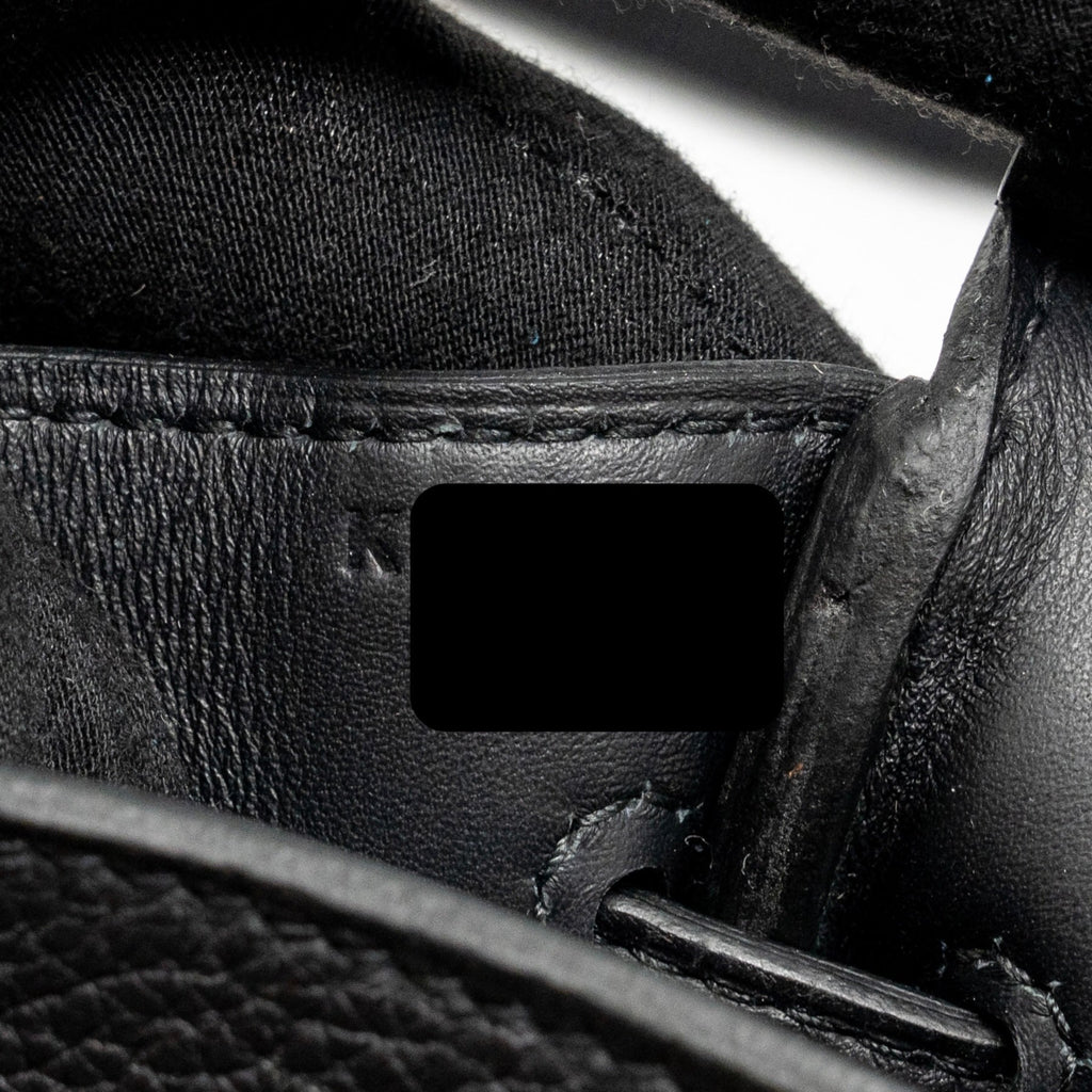 HERMES HAC A DOS PM BACKPACK TOGO SO BLACK