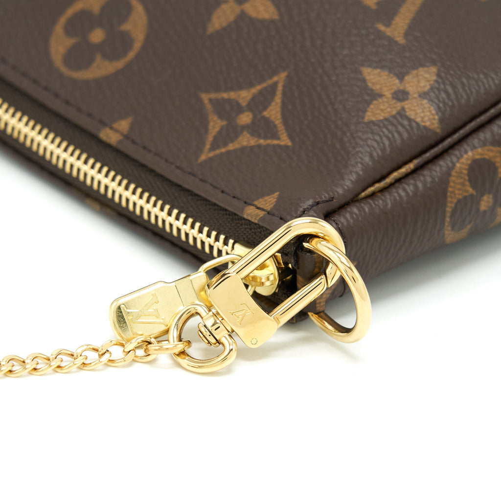 LOUIS VUITTON MINI POCHETTE ACCESSORIES YEAR 2020 MONOGRAM CANVAS