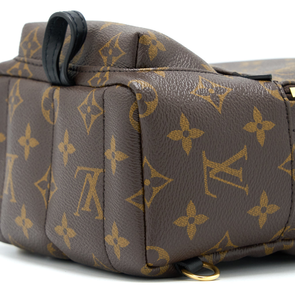 LOUIS VUITTON PALM SPRINGS MINI BACKPACK NEW VERSION MONOGRAM CANVAS GHW