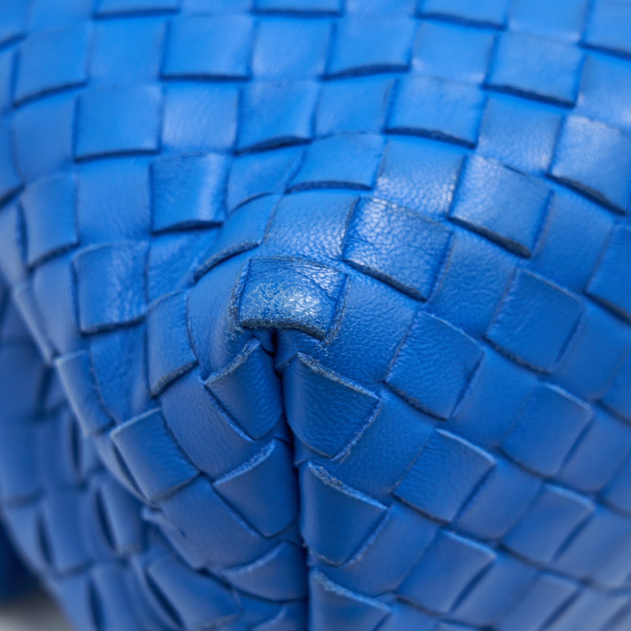BOTTEGA VENETA OLYMPIA BAG SMALL BLUE