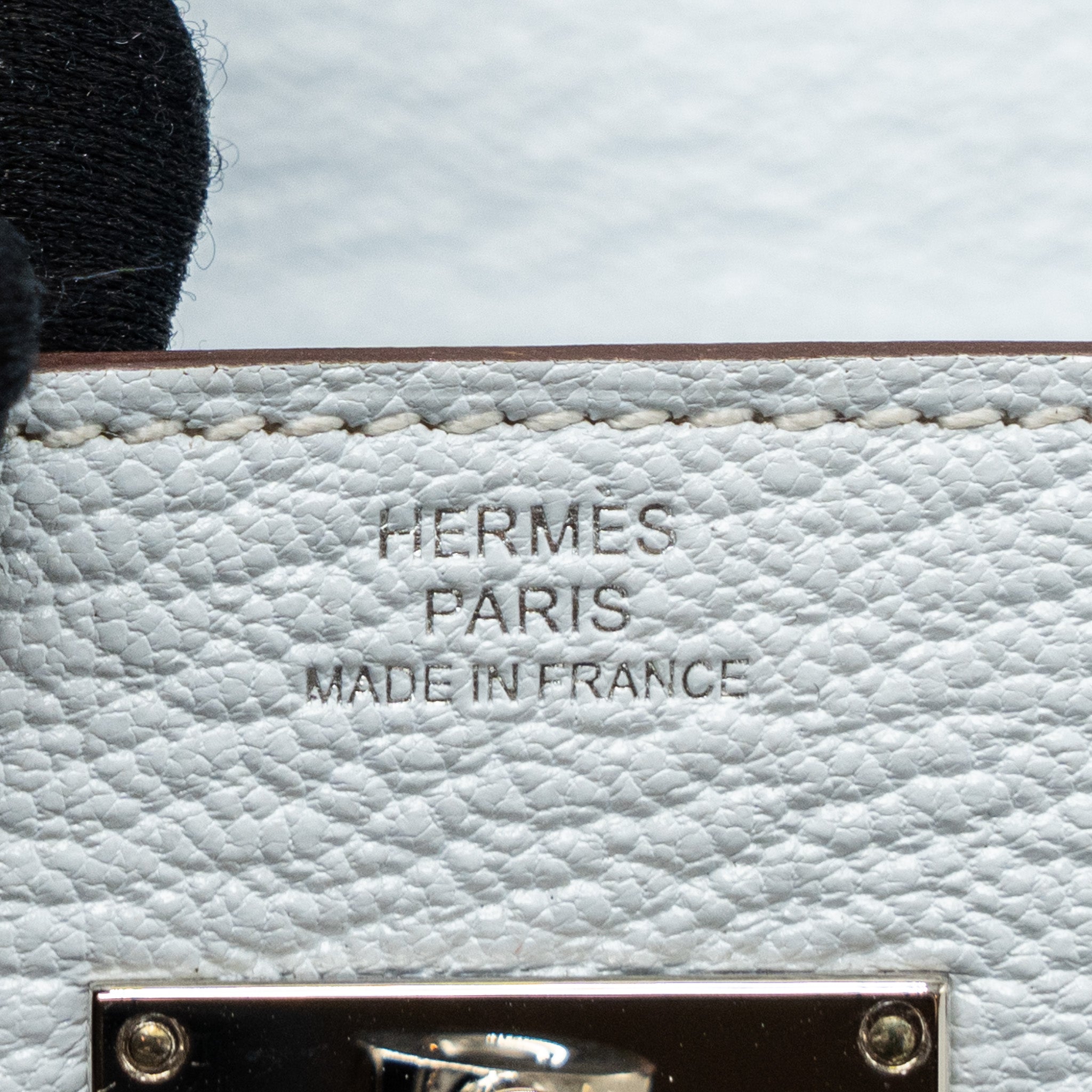 HERMES CLASSIC KELLY TO GO CHÈVRE MYSORE BLUE BRUME SHW