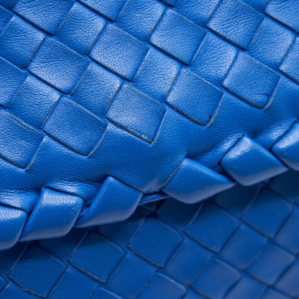 BOTTEGA VENETA OLYMPIA BAG SMALL BLUE