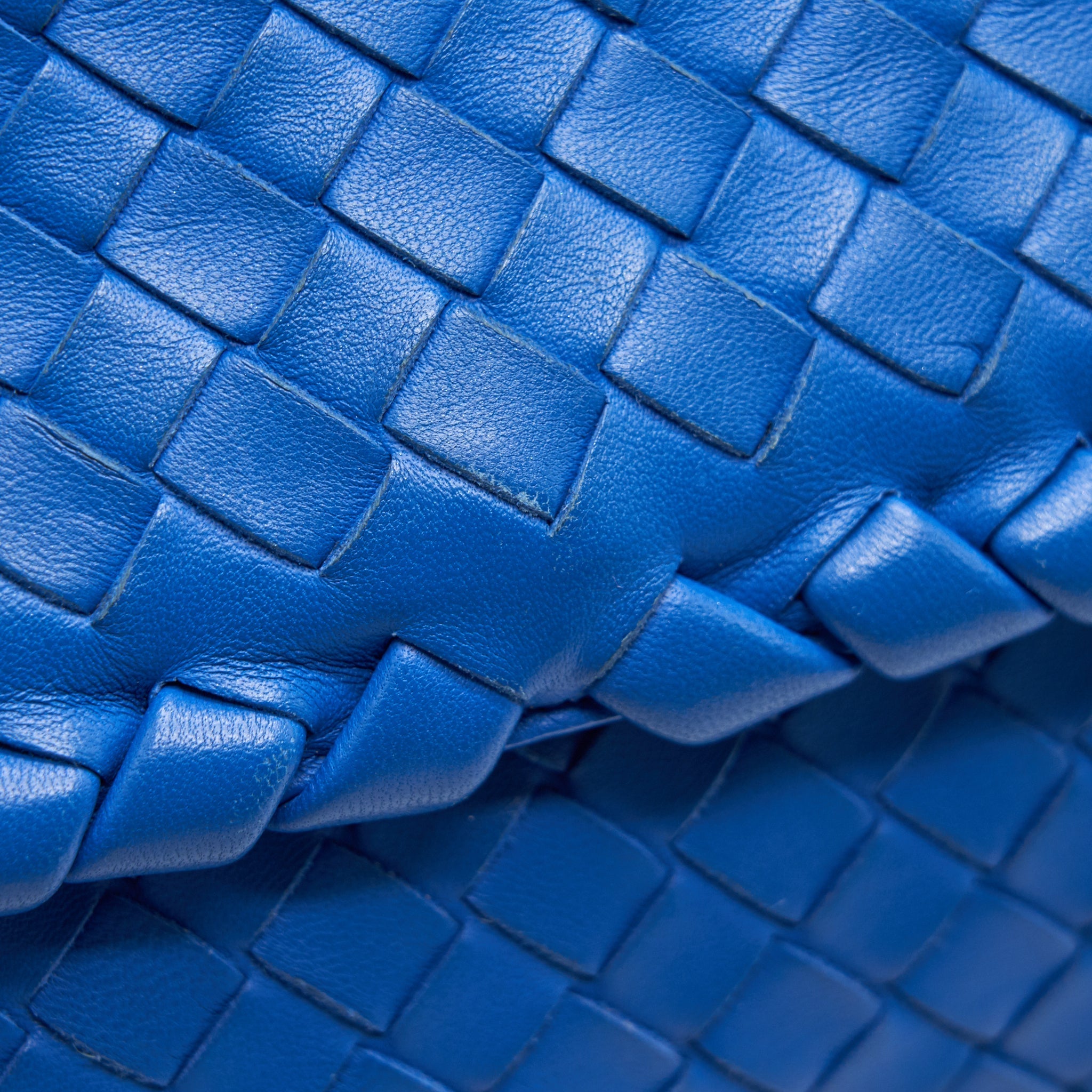 BOTTEGA VENETA OLYMPIA BAG SMALL BLUE