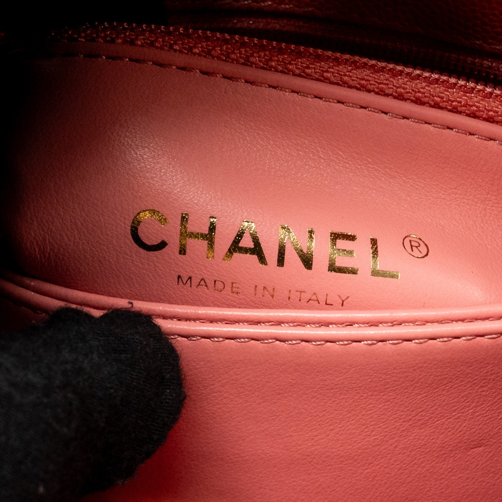 CHANEL MINI COCO HANDLE CAVIAR PINK LGHW (MICROCHIP)