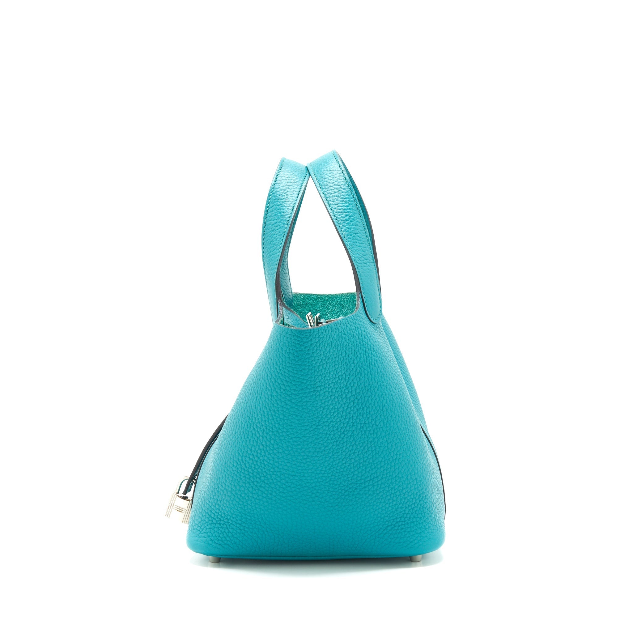 HERMES PICOTIN 18 LOCK BAG 7F BLUE PAON SHW