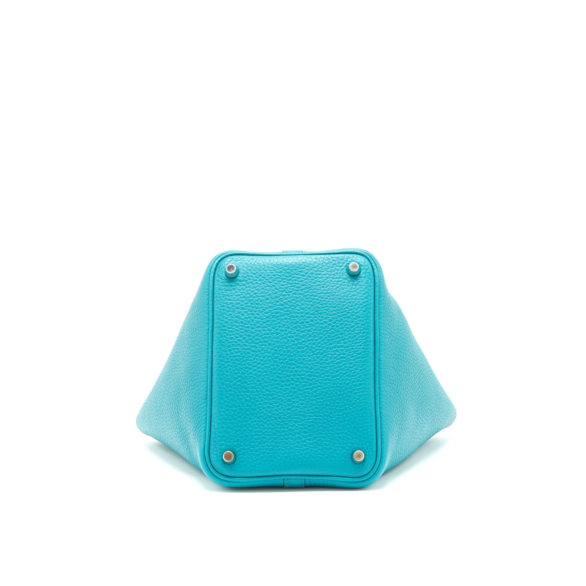 HERMES PICOTIN 18 LOCK BAG 7F BLUE PAON SHW