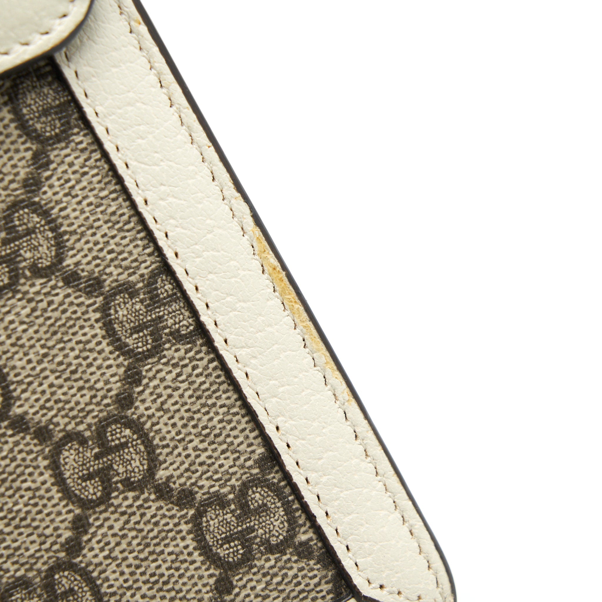 GUCCI QUEEN MARGRATE TOP HANDLE BAG GG SUPREME COATED CANVAS
