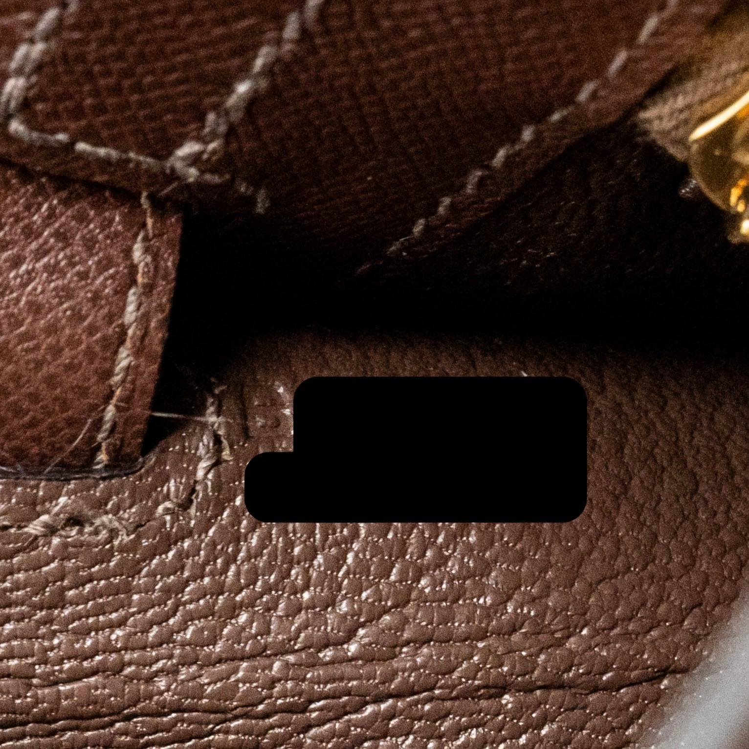 HERMES KELLY 25 MADAME MOKA GHW