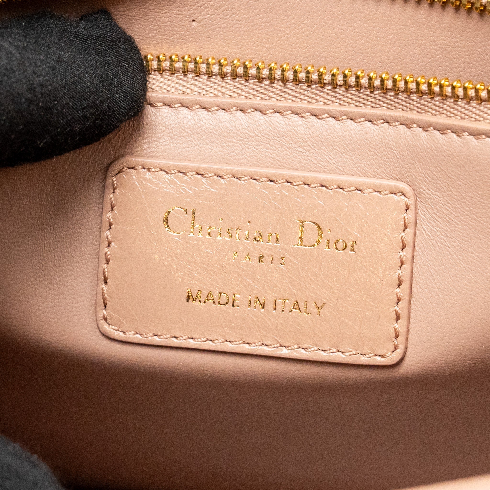DIOR 30 MONTAIGNE BAG CALFSKIN DARK BEIGE GHW