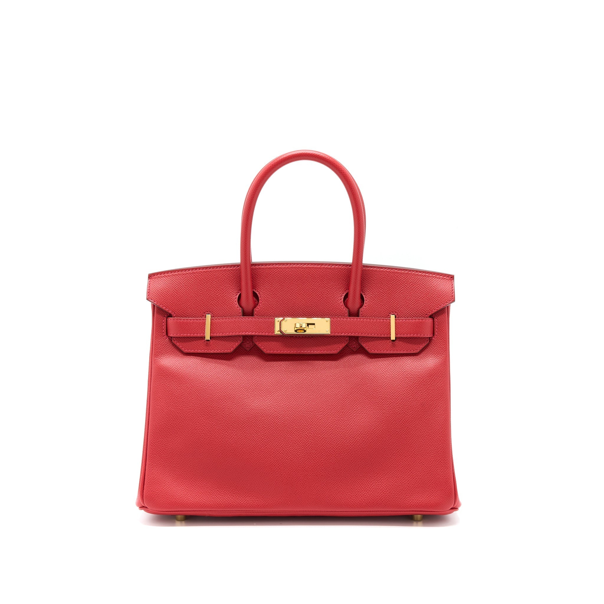 HERMES BIRKIN 30 EPSOM Q5 ROUGE CASAQUE GHW