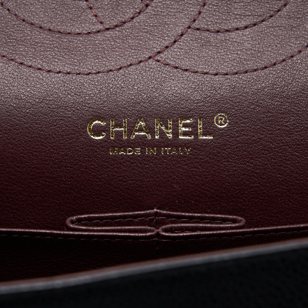 CHANEL JUMBO CLASSIC DOUBLE FLAP BAG CAVIAR BLACK GHW