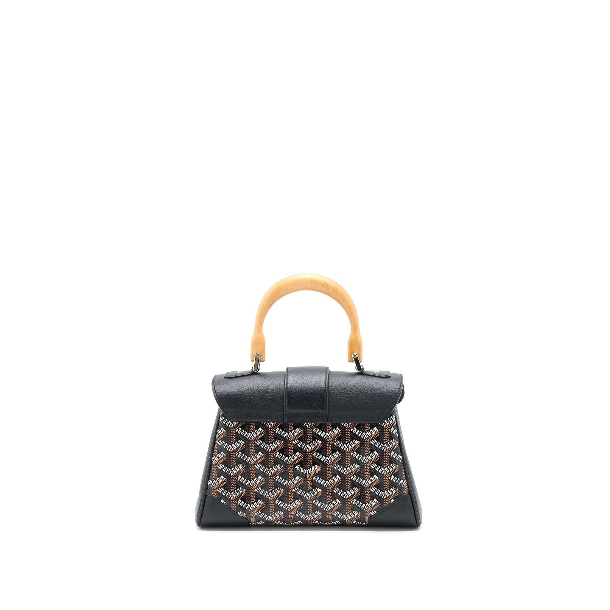 GOYARD SAIGON MINI GOYARDINE CANVAS BLACK/MULTICOLOUR SHW