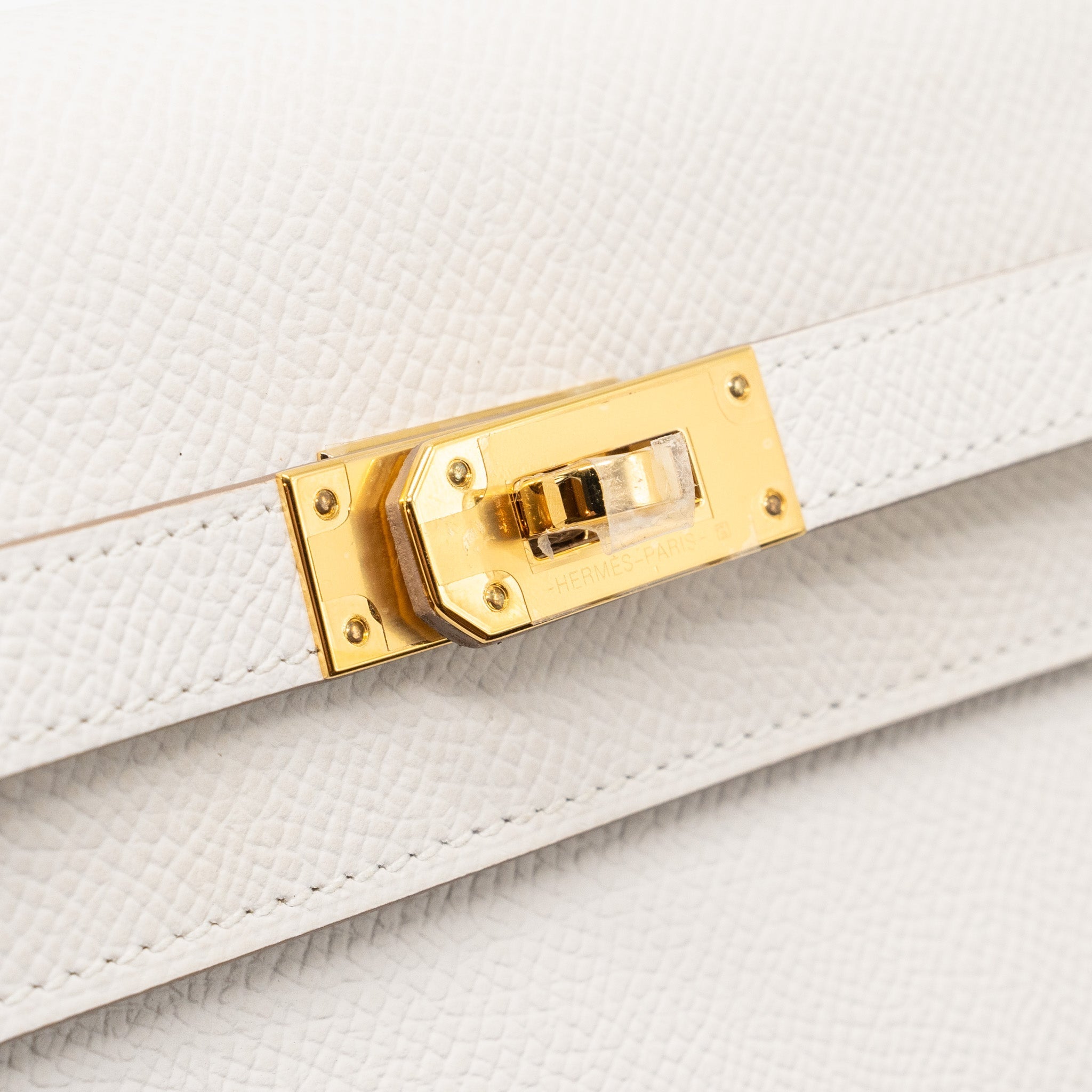 HERMES KELLY TO GO EPSOM M4 GRIS PALE GHW