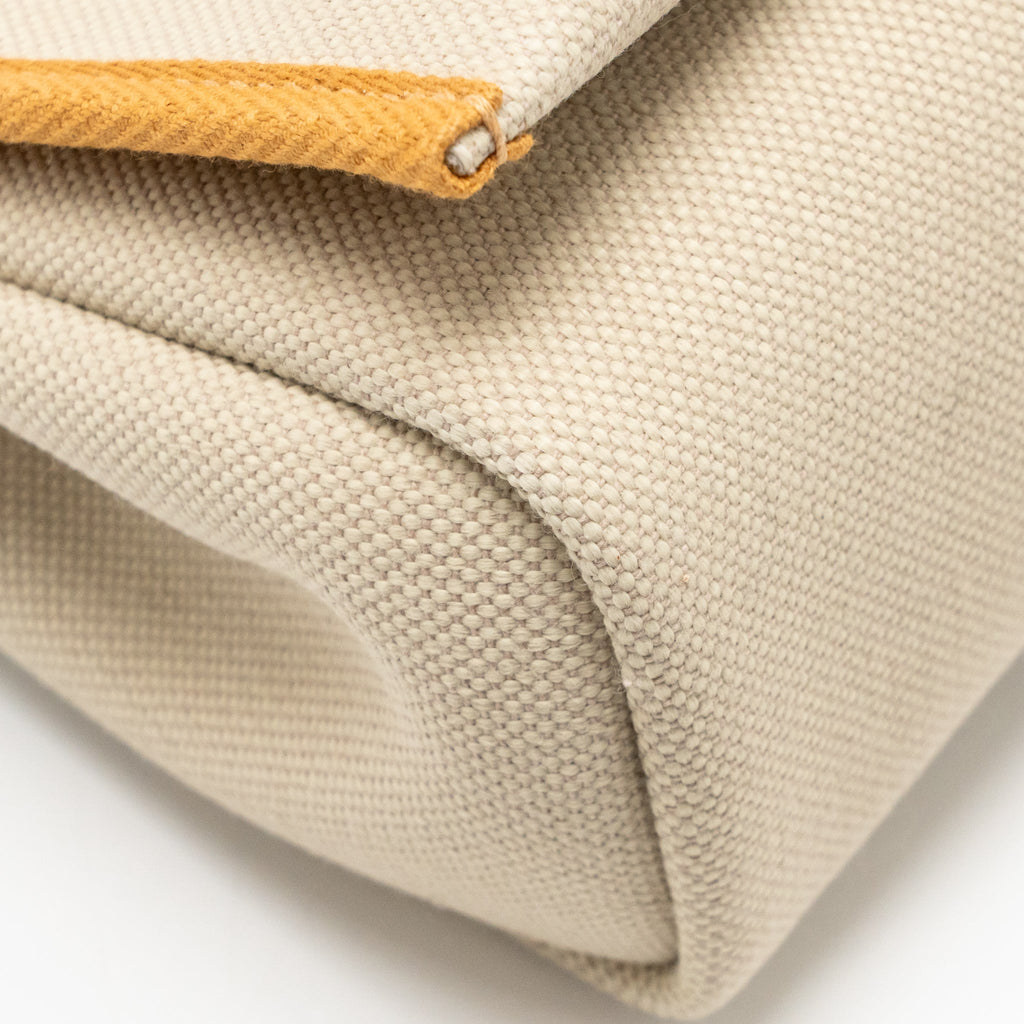 HERMES HERBAG MINI CANVAS/HUNTER LEATHER BETON / NATURAL SABLE SHW