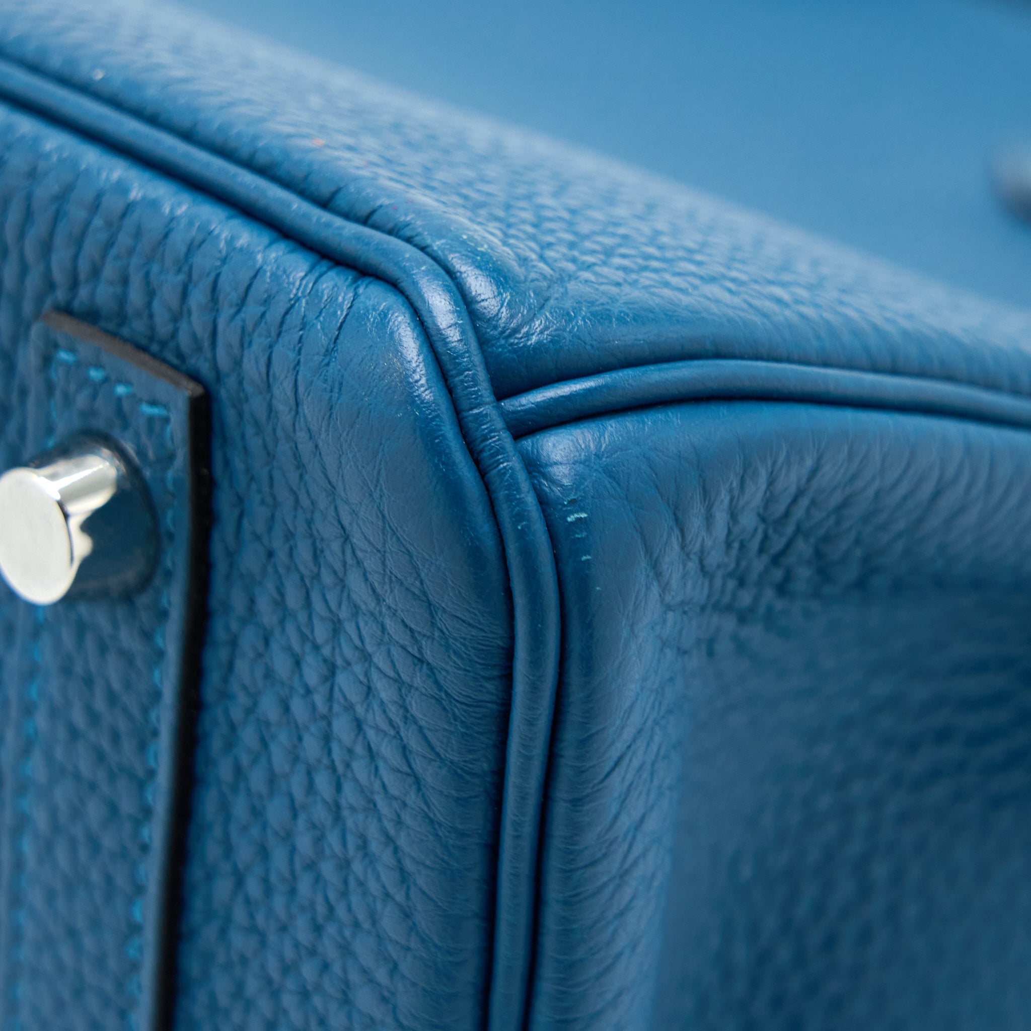 HERMES BIRKIN 30 TOGO S7 BLEU DE GALICE SHW