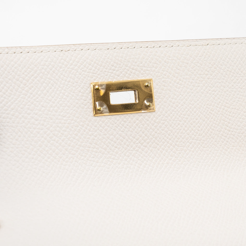 HERMES KELLY TO GO EPSOM M4 GRIS PALE GHW